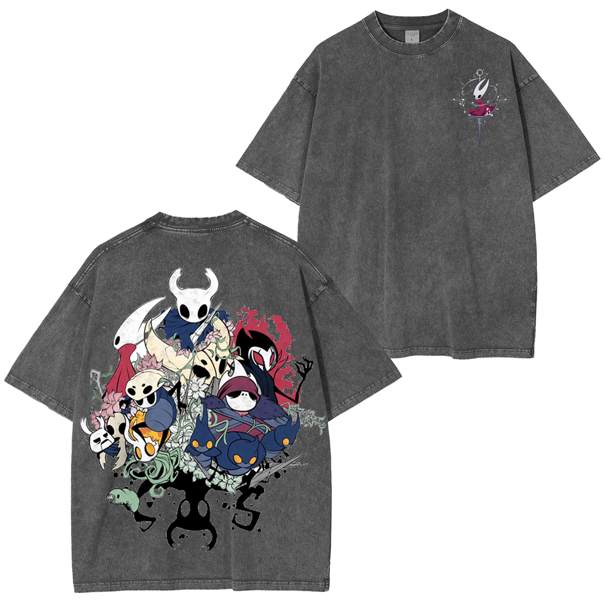 Hollow Unisex Washed T-Shirt