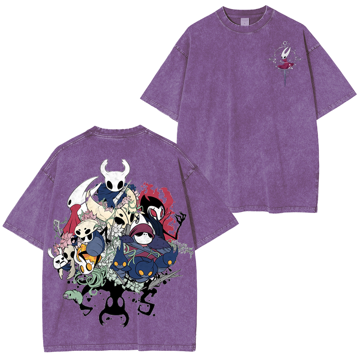 Hollow Unisex Washed T-Shirt