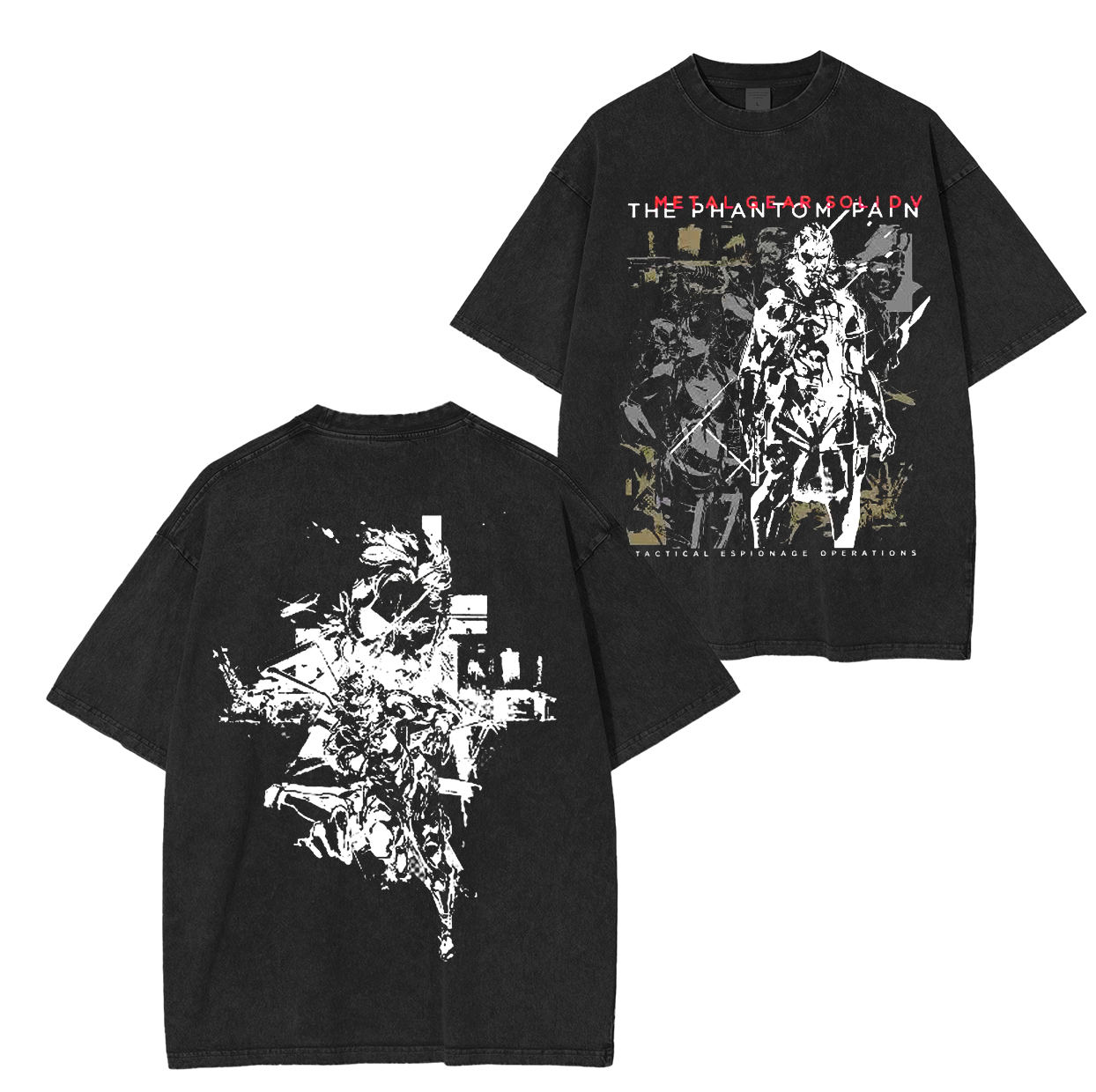 Metal Gear Solid 5 Unisex Washed T-Shirt