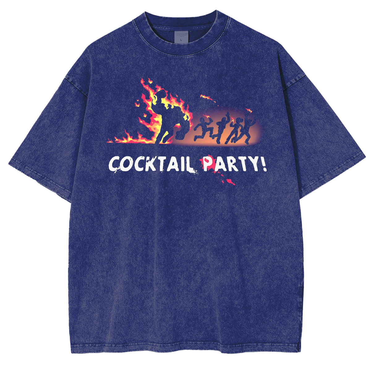 Cocktail Party Left 4 Dead Humor  Unisex Washed T-Shirt