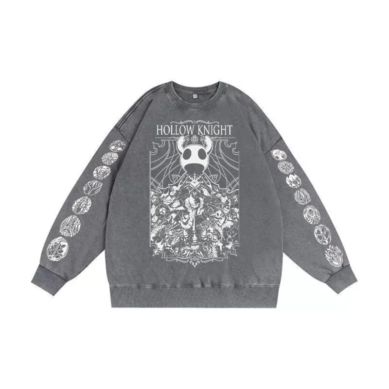 Hollow Knight - ""Kindred Souls"" Unisex Washed Crewneck Sweatshirt