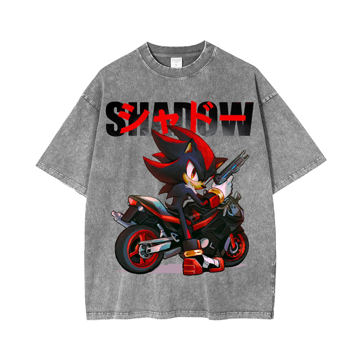 Shadow the Hedgehog Unisex Washed T-Shirt
