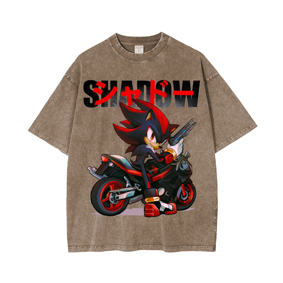 Shadow the Hedgehog Unisex Washed T-Shirt