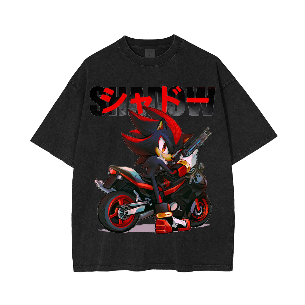Shadow the Hedgehog Unisex Washed T-Shirt