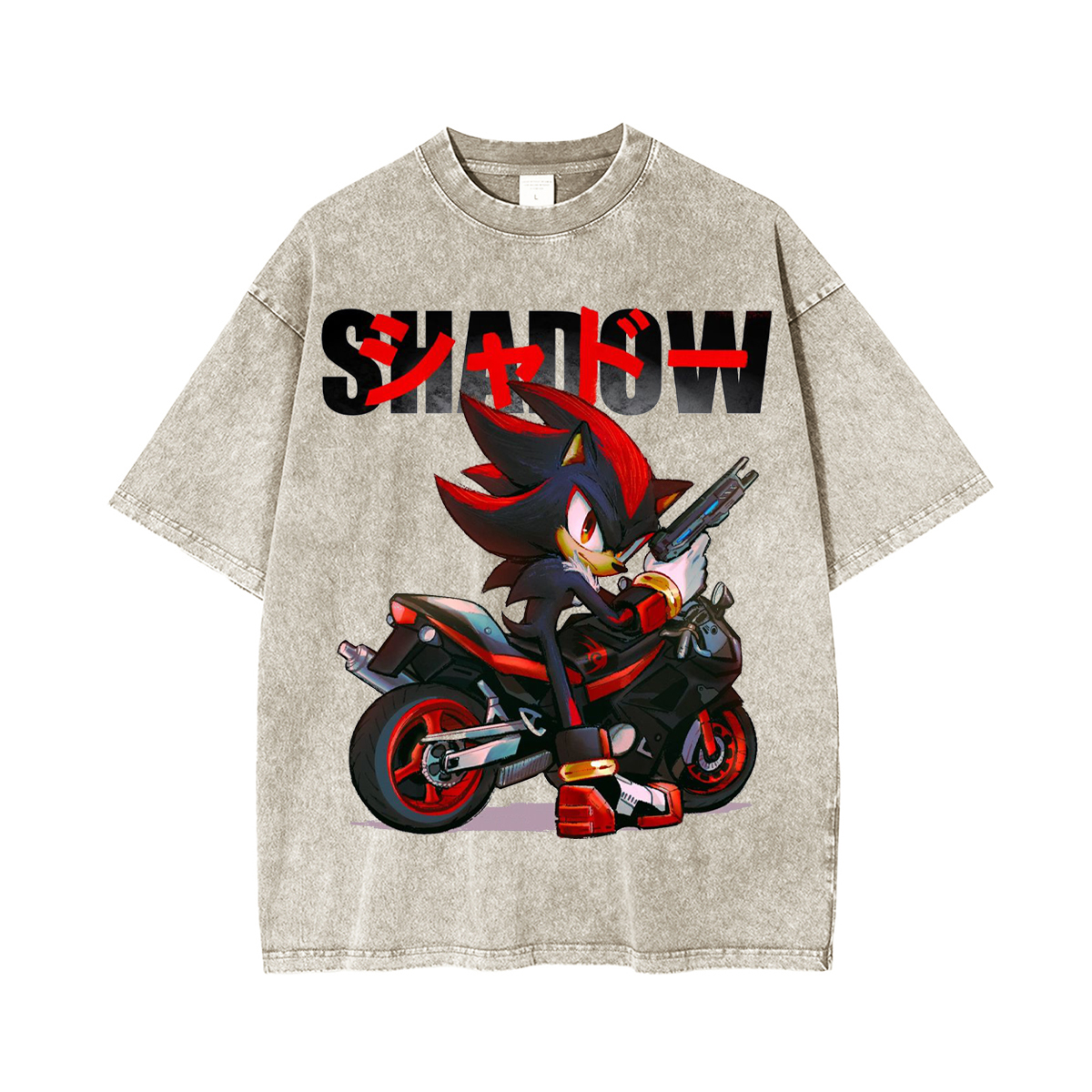 Shadow the Hedgehog Unisex Washed T-Shirt