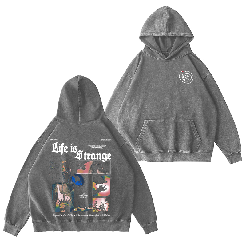 Life Is Strange Unisex Washed Hoodie