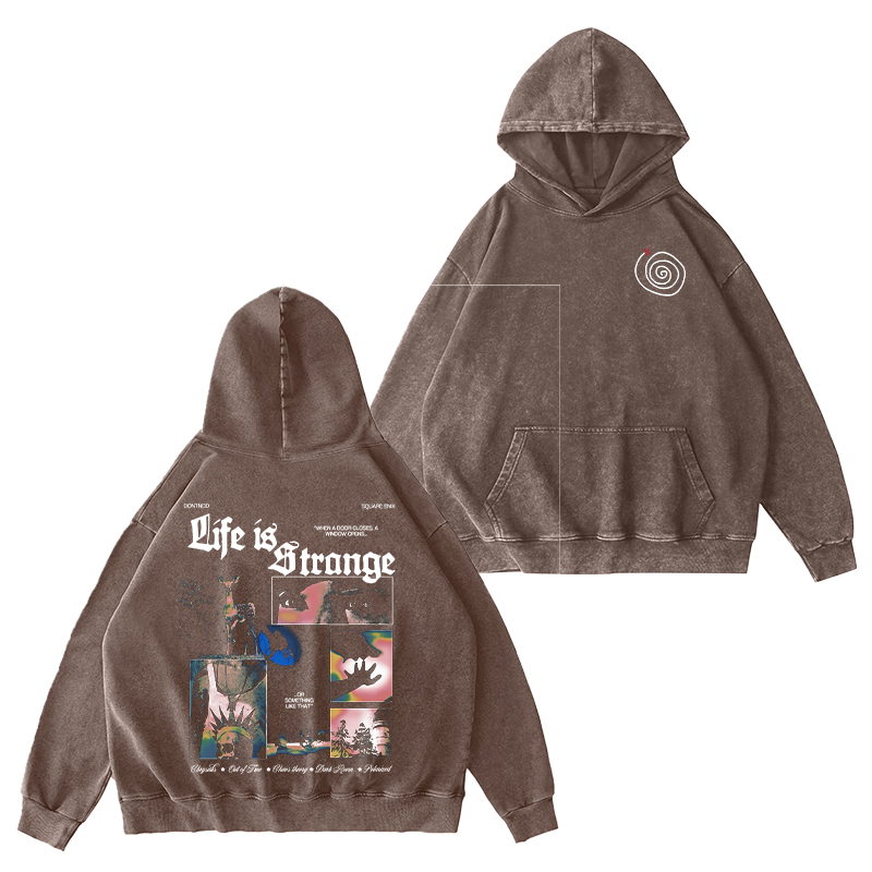 Life Is Strange Unisex Washed Hoodie