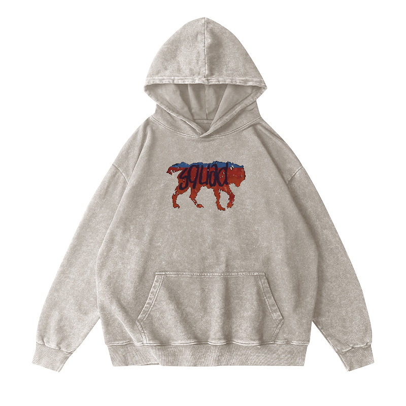 Life is Strange 2 Sean Diaz's Hoodie Wolf  Unisex Washed Hoodie