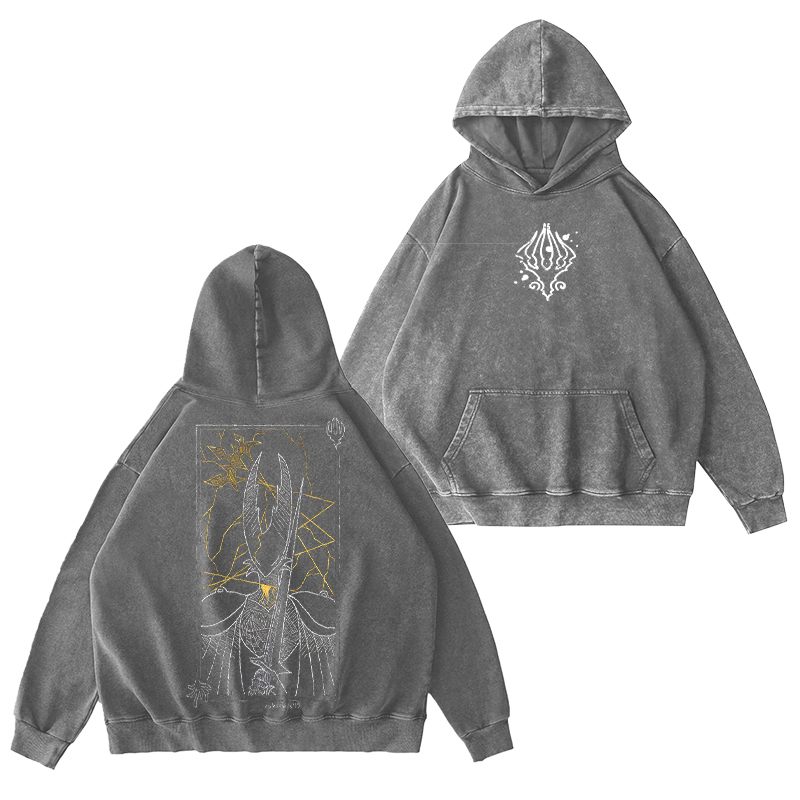 Hollow Knight Unisex Washed Hoodie