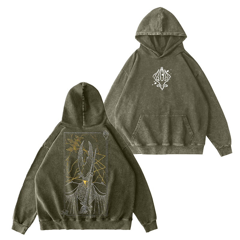 Hollow Knight Unisex Washed Hoodie
