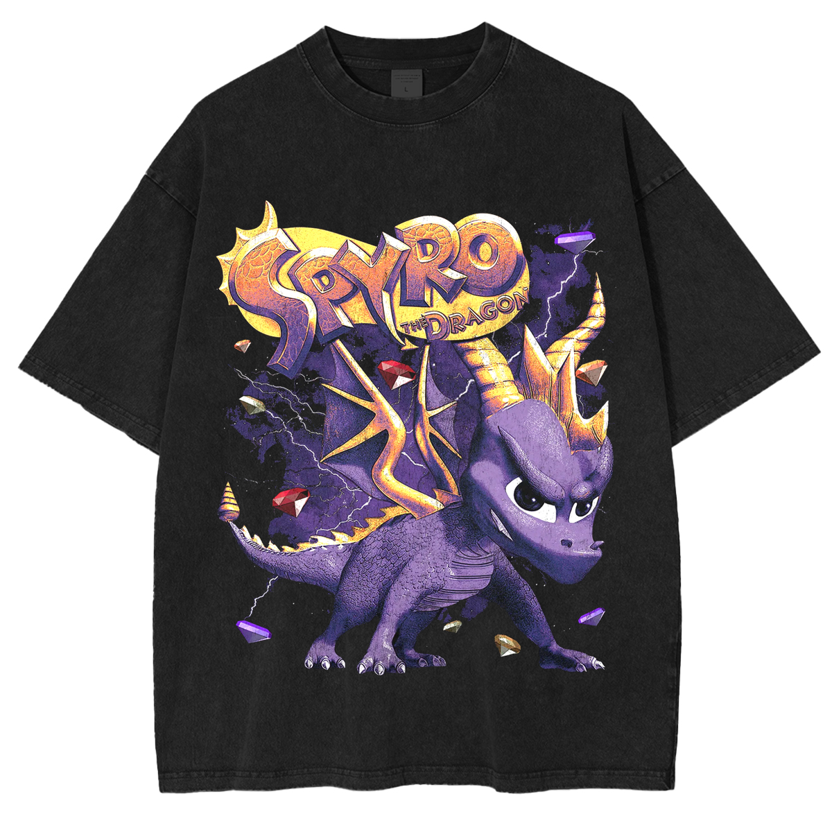 Spyro the Dragon Unisex Washed T-Shirt