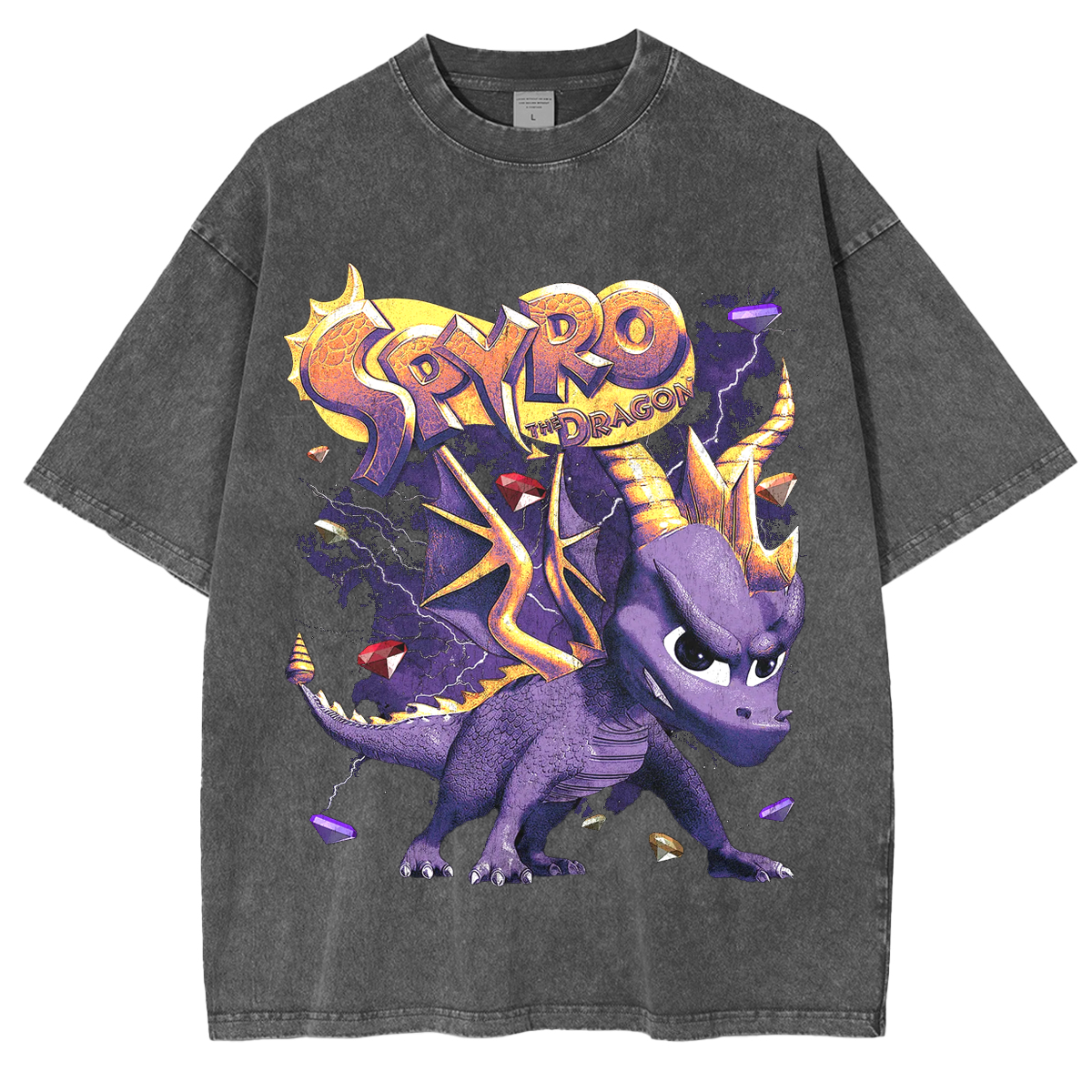 Spyro the Dragon Unisex Washed T-Shirt