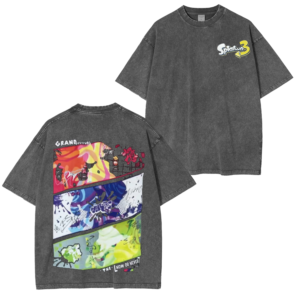 Splatoon3 Unisex Washed T-Shirt