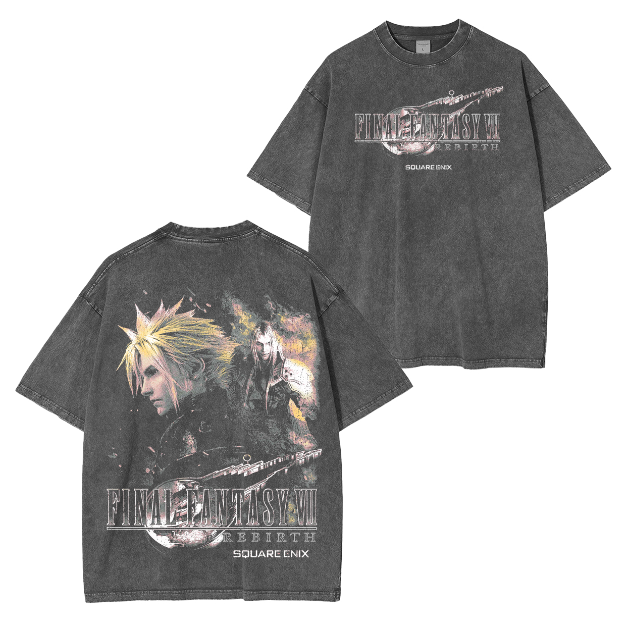 Final Fantasy Rebirth Unisex Washed T-Shirt