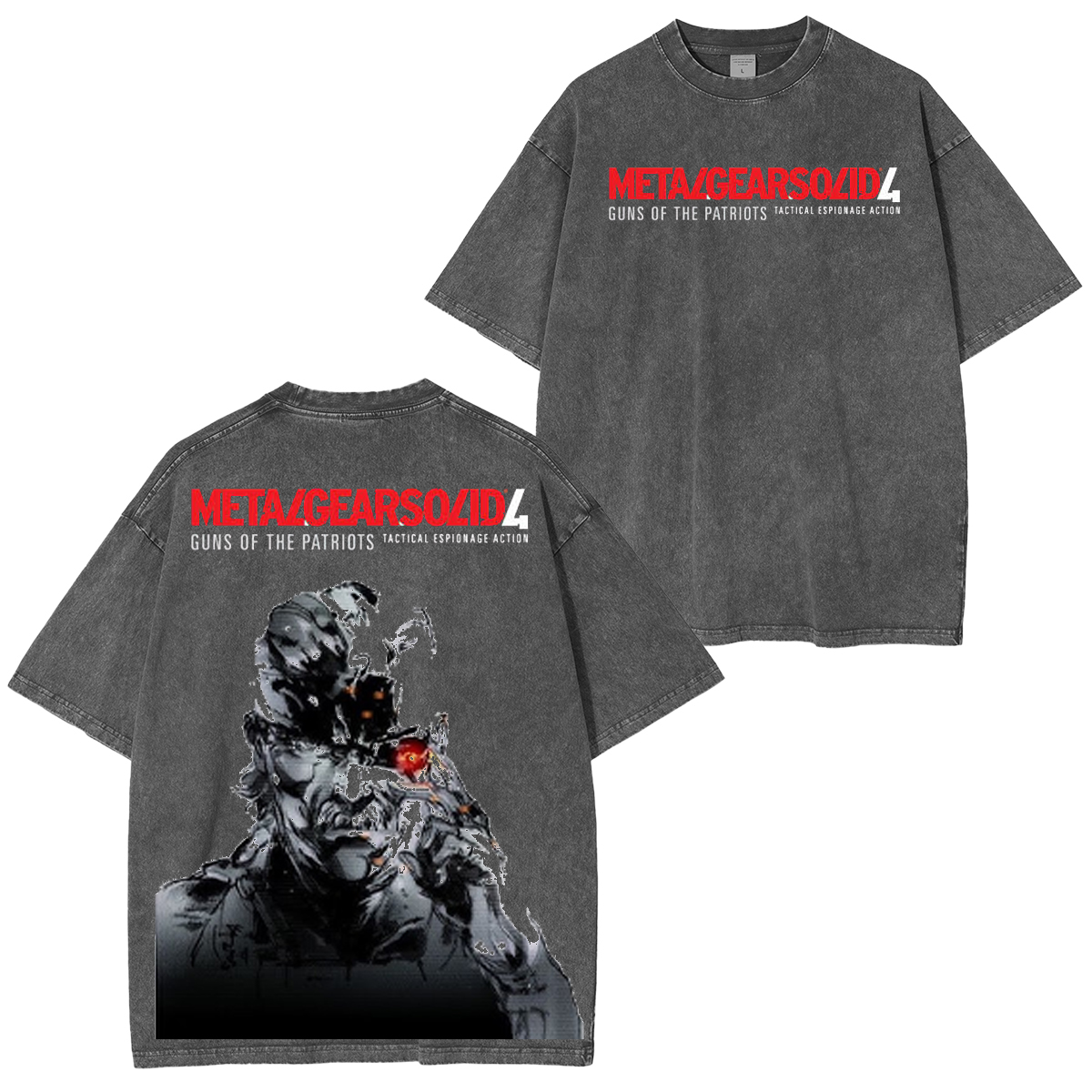 Metal Gear Rising Raiden Unisex Washed T-Shirt