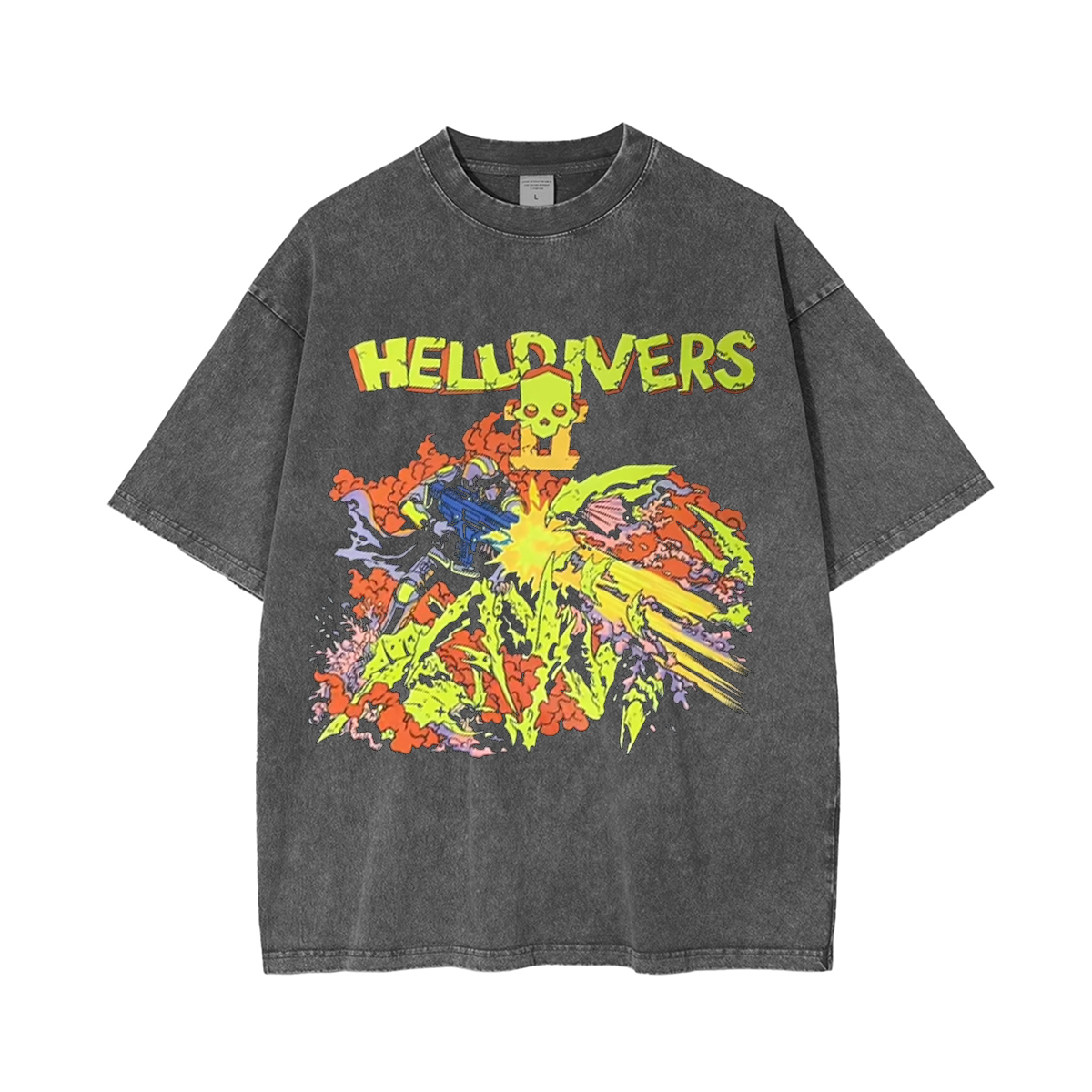 Helldivers Unisex Washed T-Shirt