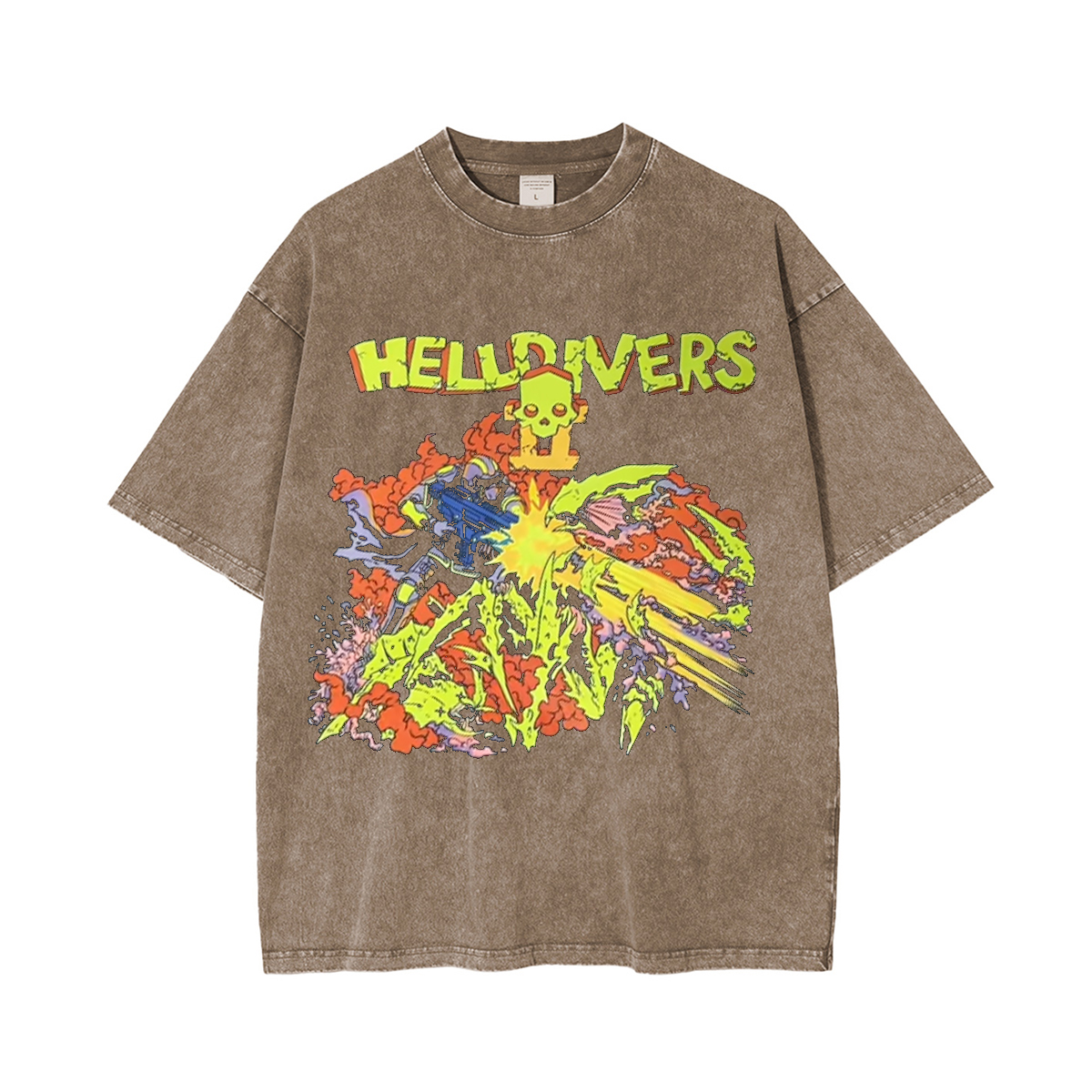 Helldivers Unisex Washed T-Shirt