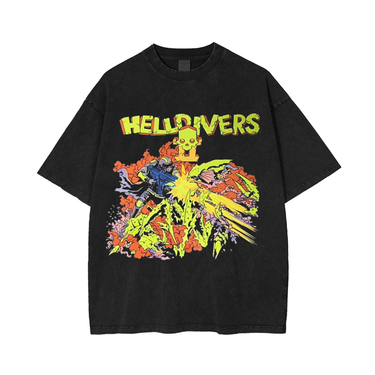 Helldivers Unisex Washed T-Shirt