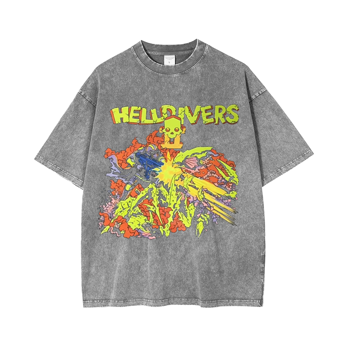 Helldivers Unisex Washed T-Shirt