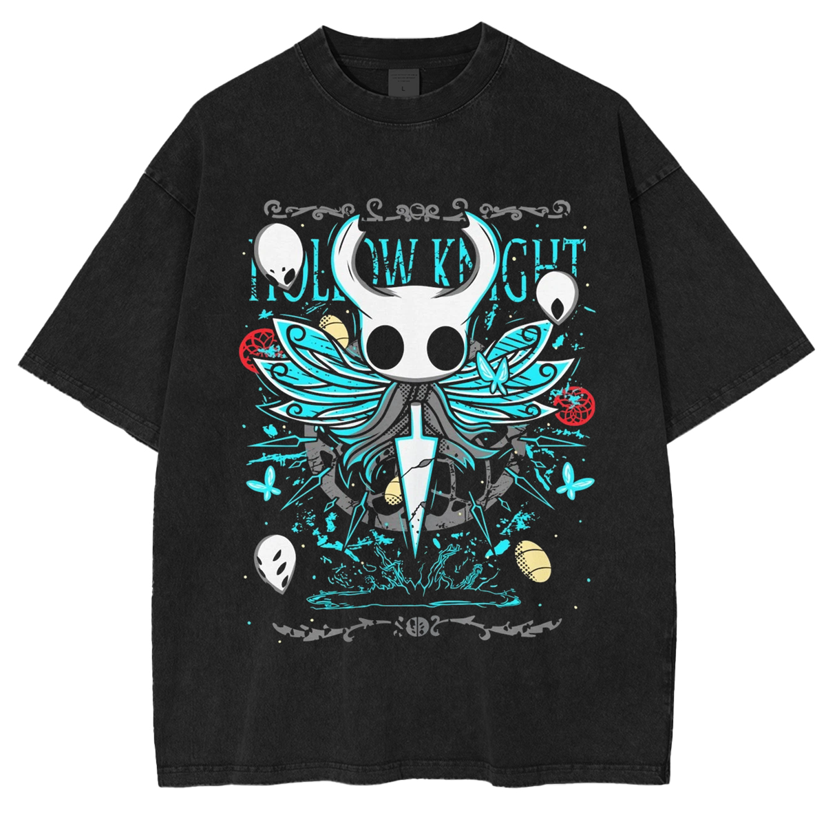 Hollow Knight Silksong Vintage  Unisex Washed T-Shirt