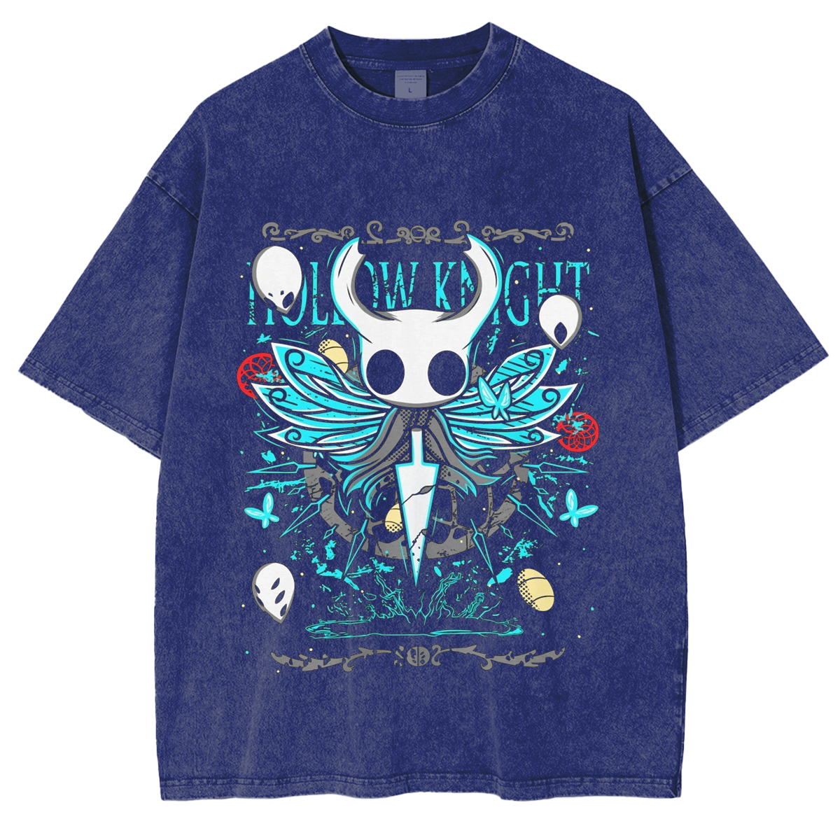 Hollow Knight Silksong Vintage  Unisex Washed T-Shirt