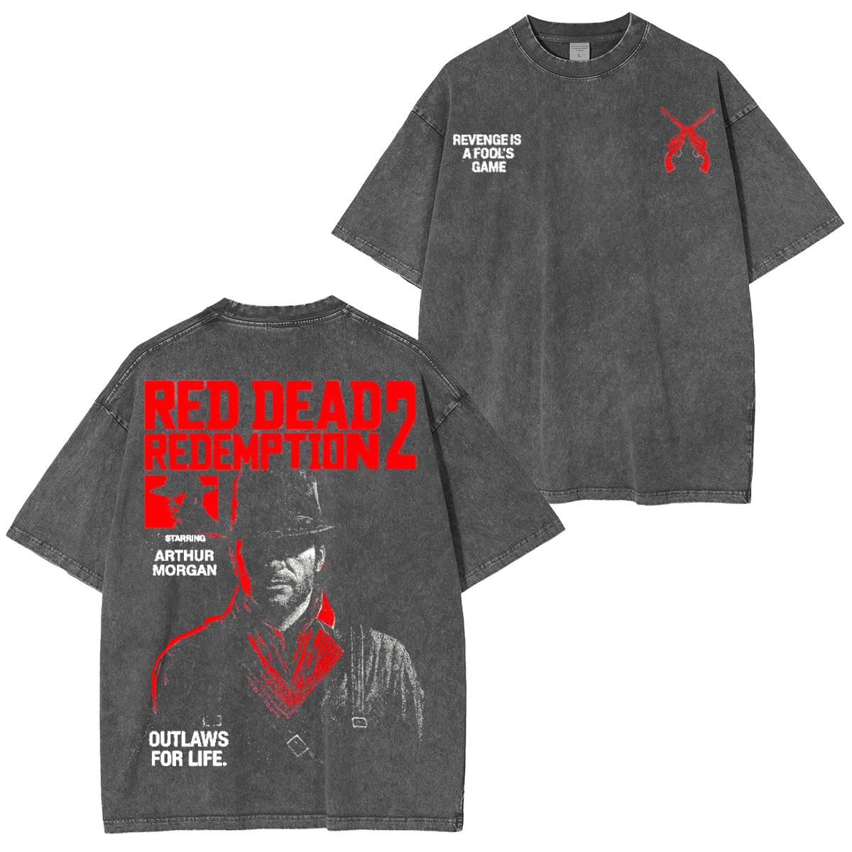 Red Dead Redemption II Unisex Washed T-Shirt