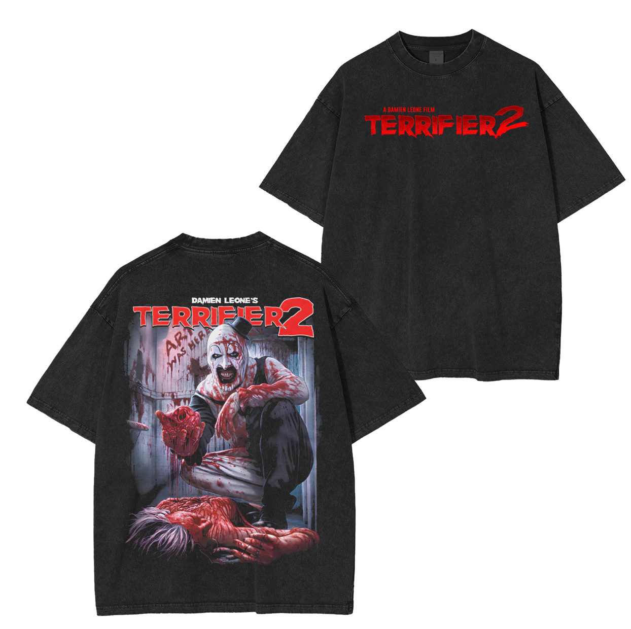 Terrifier 2 Unisex Washed T-Shirt