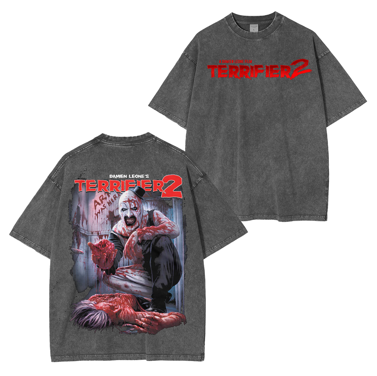 Terrifier 2 Unisex Washed T-Shirt