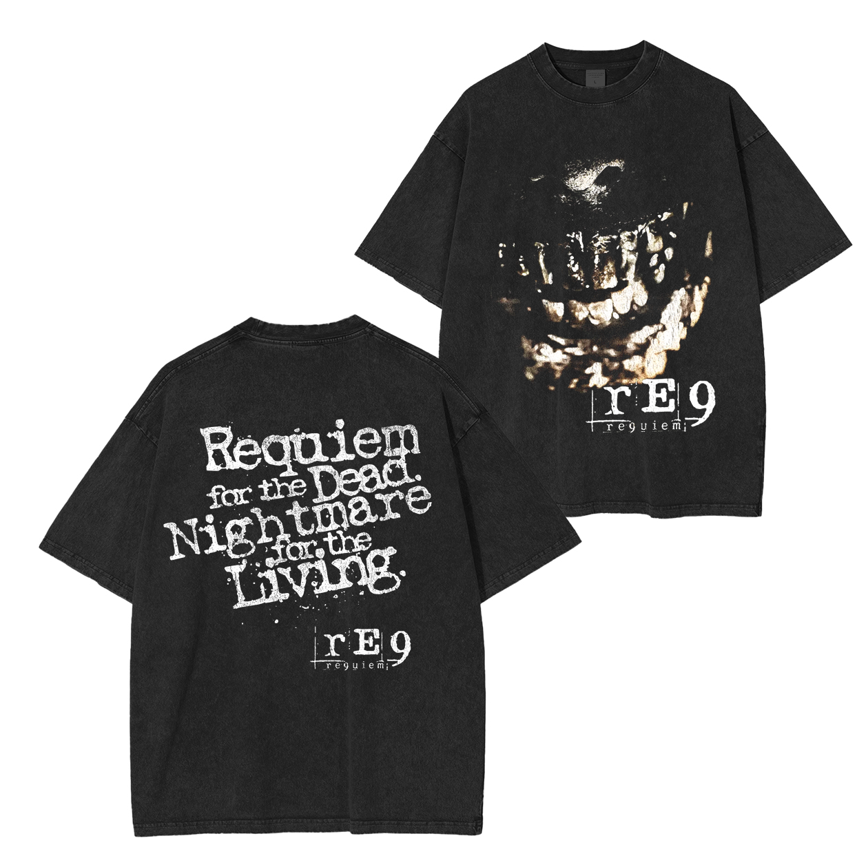 Resident Evil 9 - Nightmare for the Living Unisex Washed T-Shirt