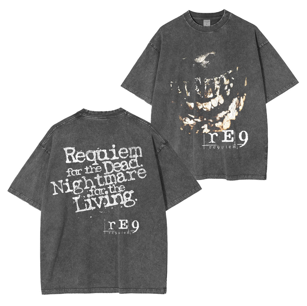 Resident Evil 9 - Nightmare for the Living Unisex Washed T-Shirt