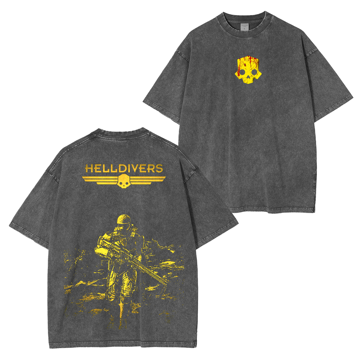 Helldivers 2  Washed Unisex T-Shirt