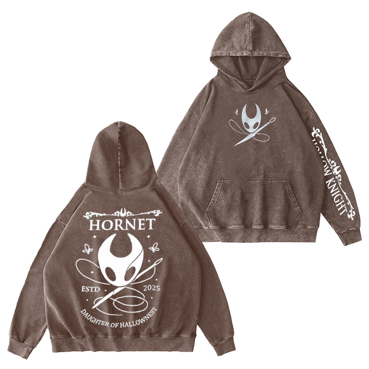 Hollow Knight Unisex Washed Hoodie