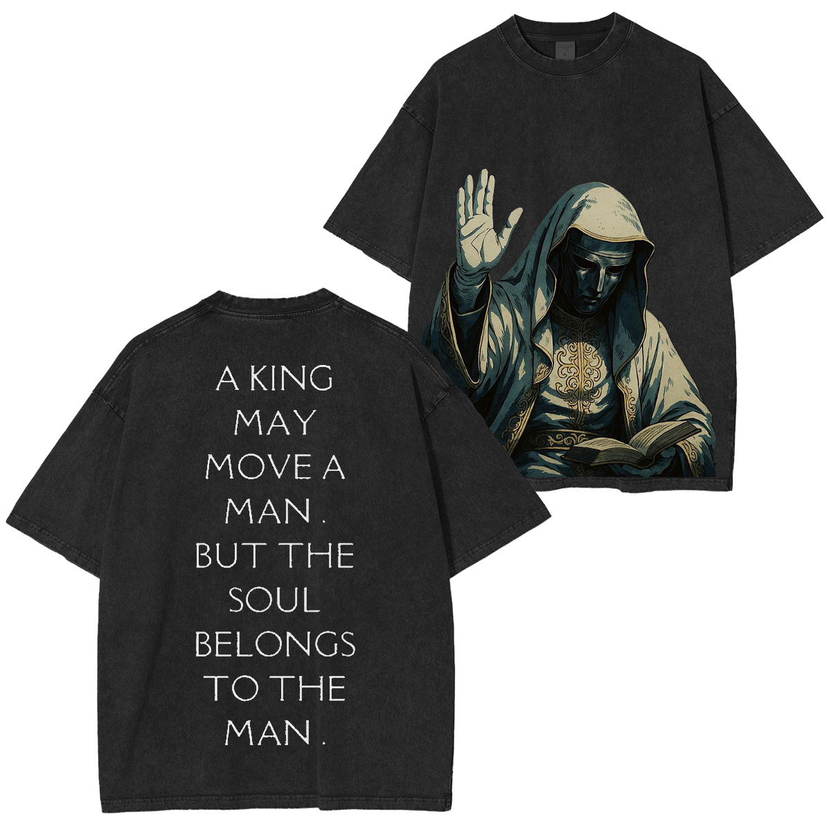 Baldwin IV Unisex Washed T-Shirt