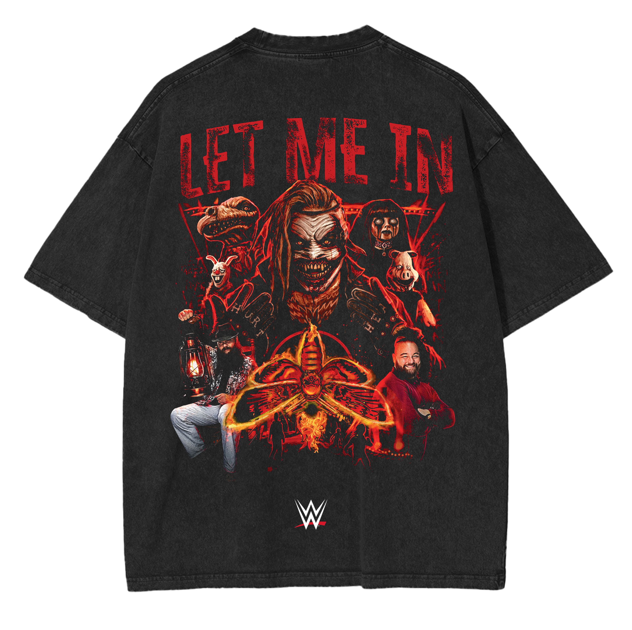 Bray Wyatt Let Me In Red Washed Unisex T-Shirt