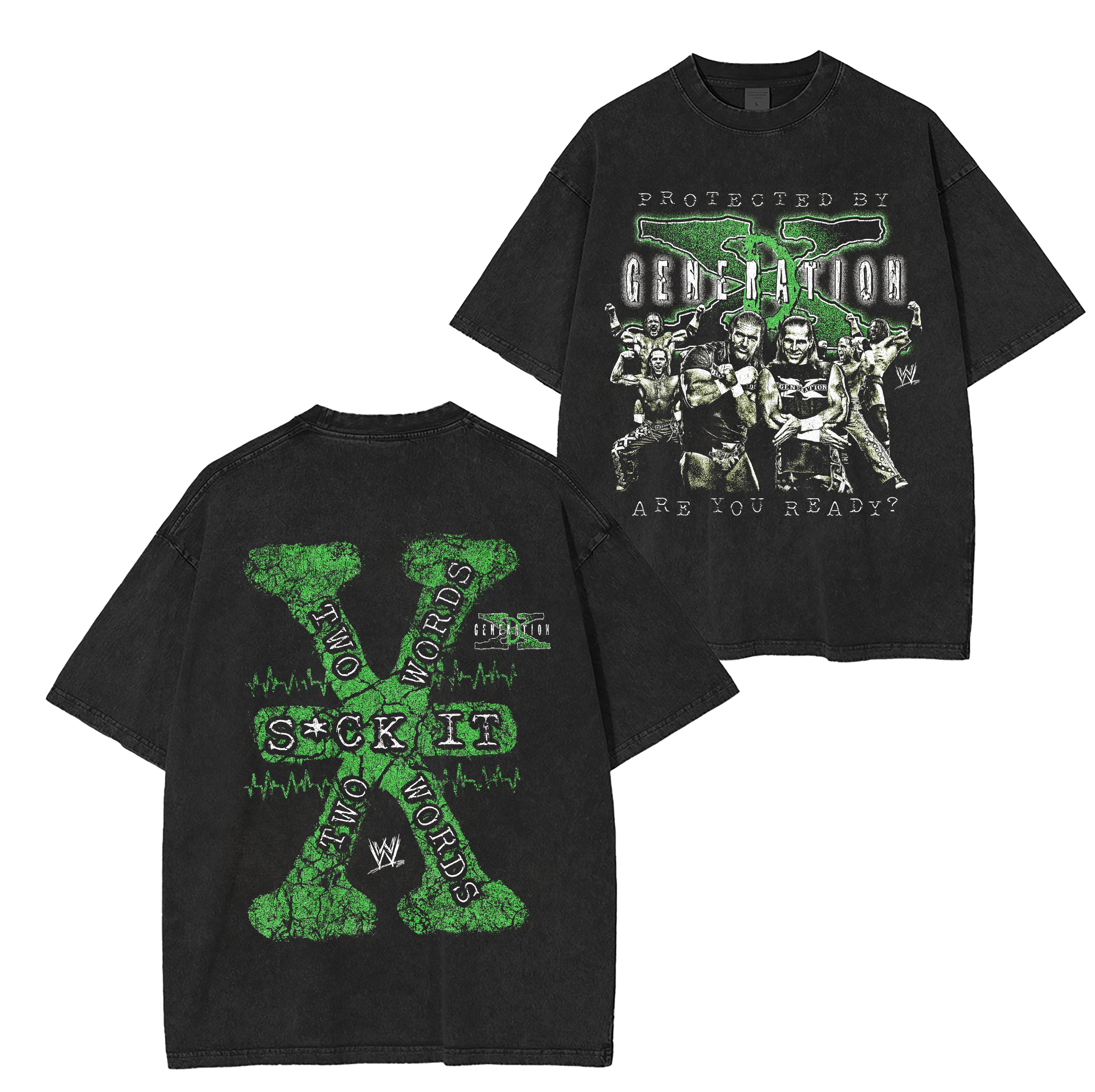 Vintage D-Generation X WWE Washed Unisex T-Shirt