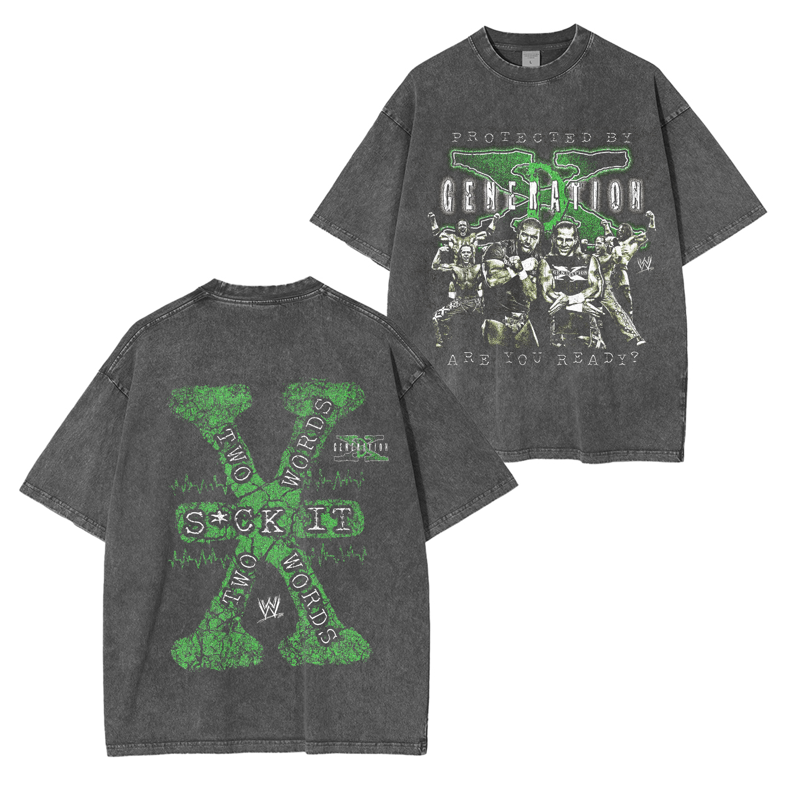 Vintage D-Generation X WWE Washed Unisex T-Shirt