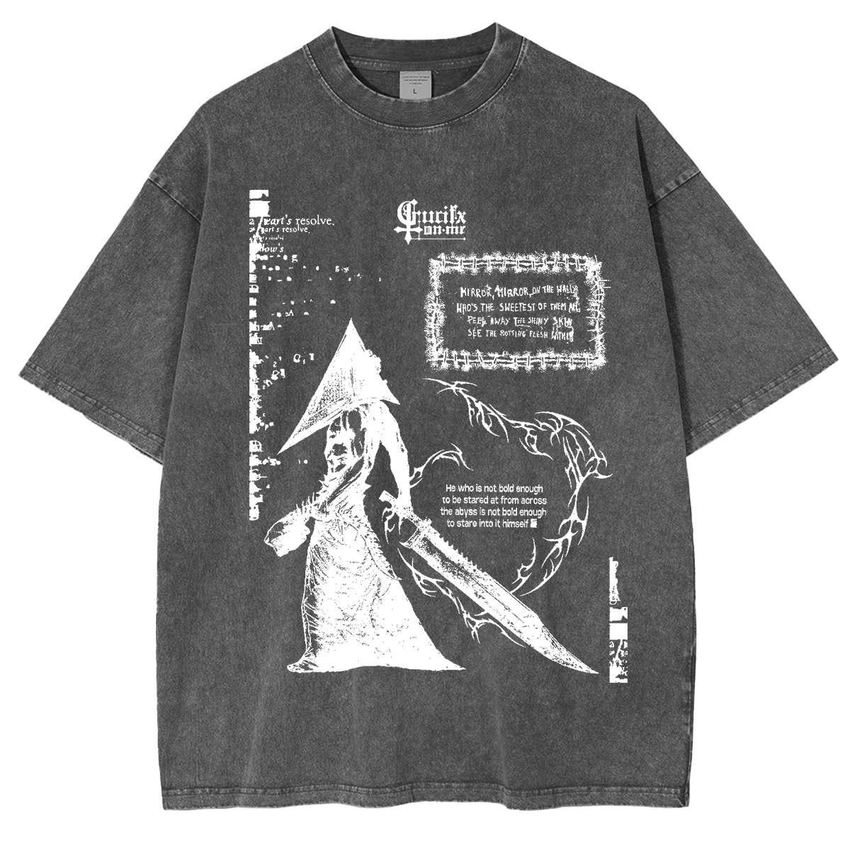 Silent Hill Pyramid Head Unisex Washed T-Shirt