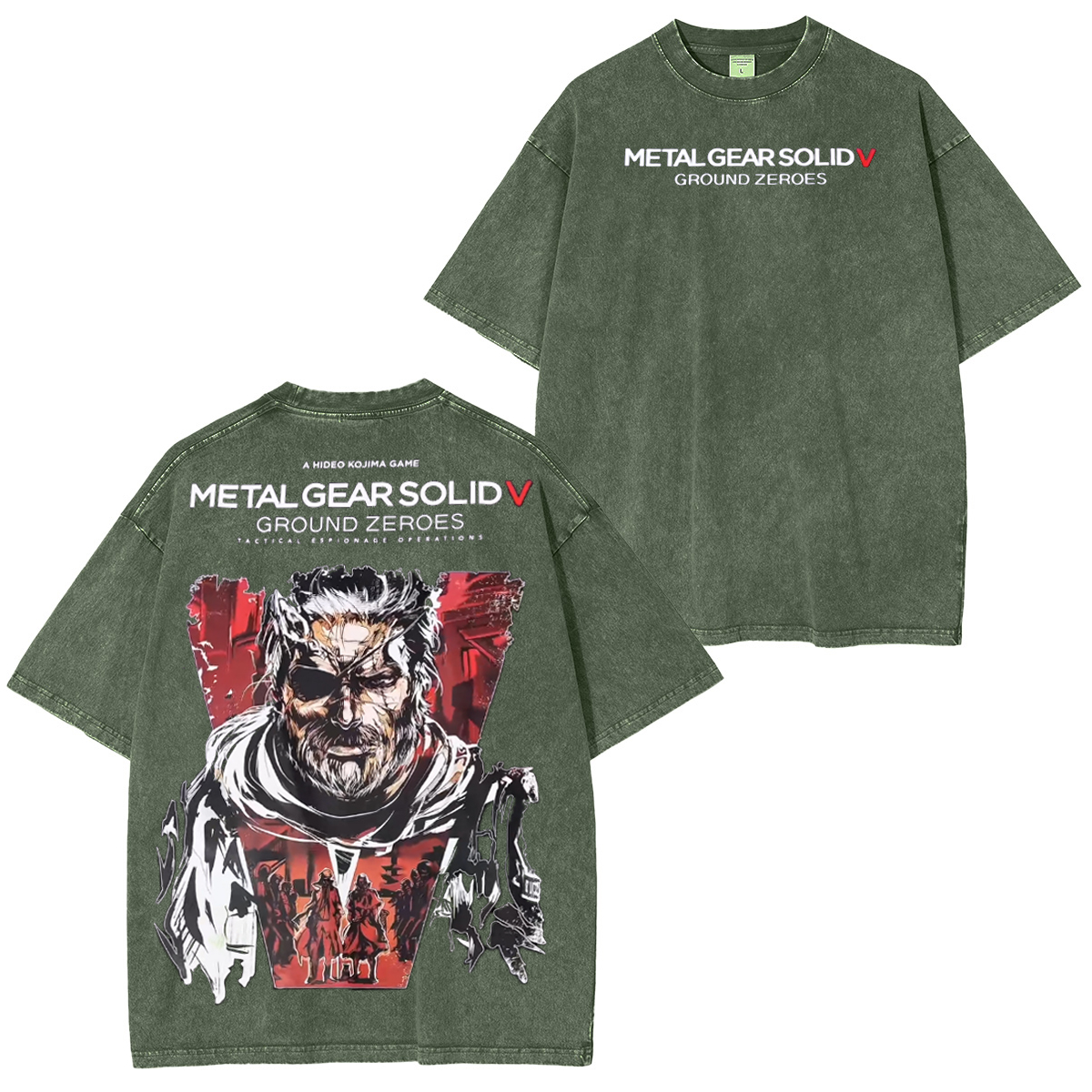 Metal Gear Solid Unisex Washed T-Shirt