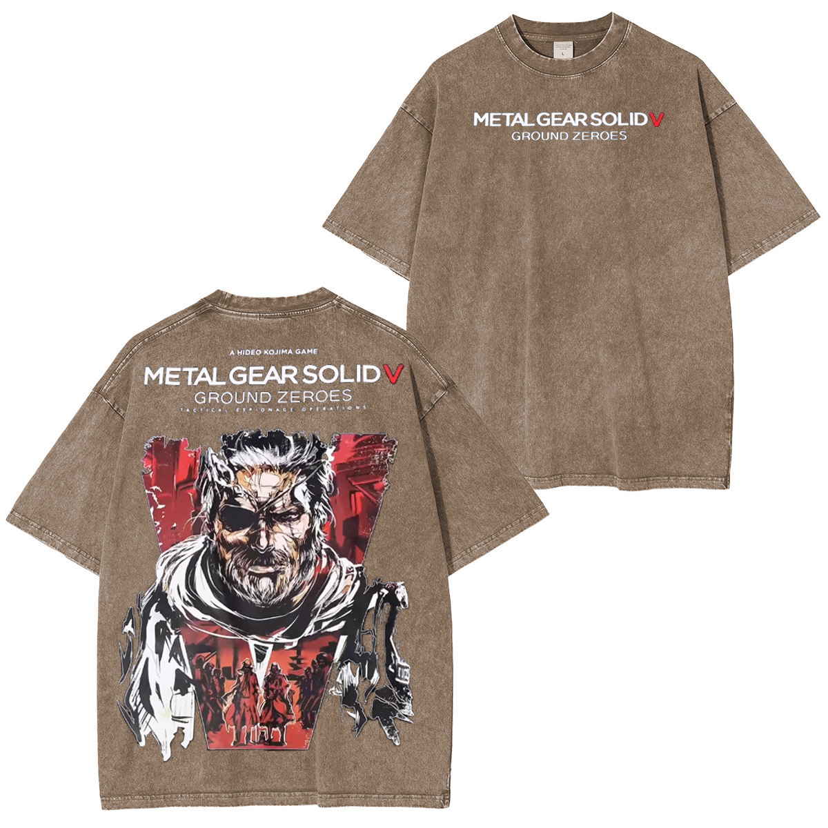 Metal Gear Solid Unisex Washed T-Shirt