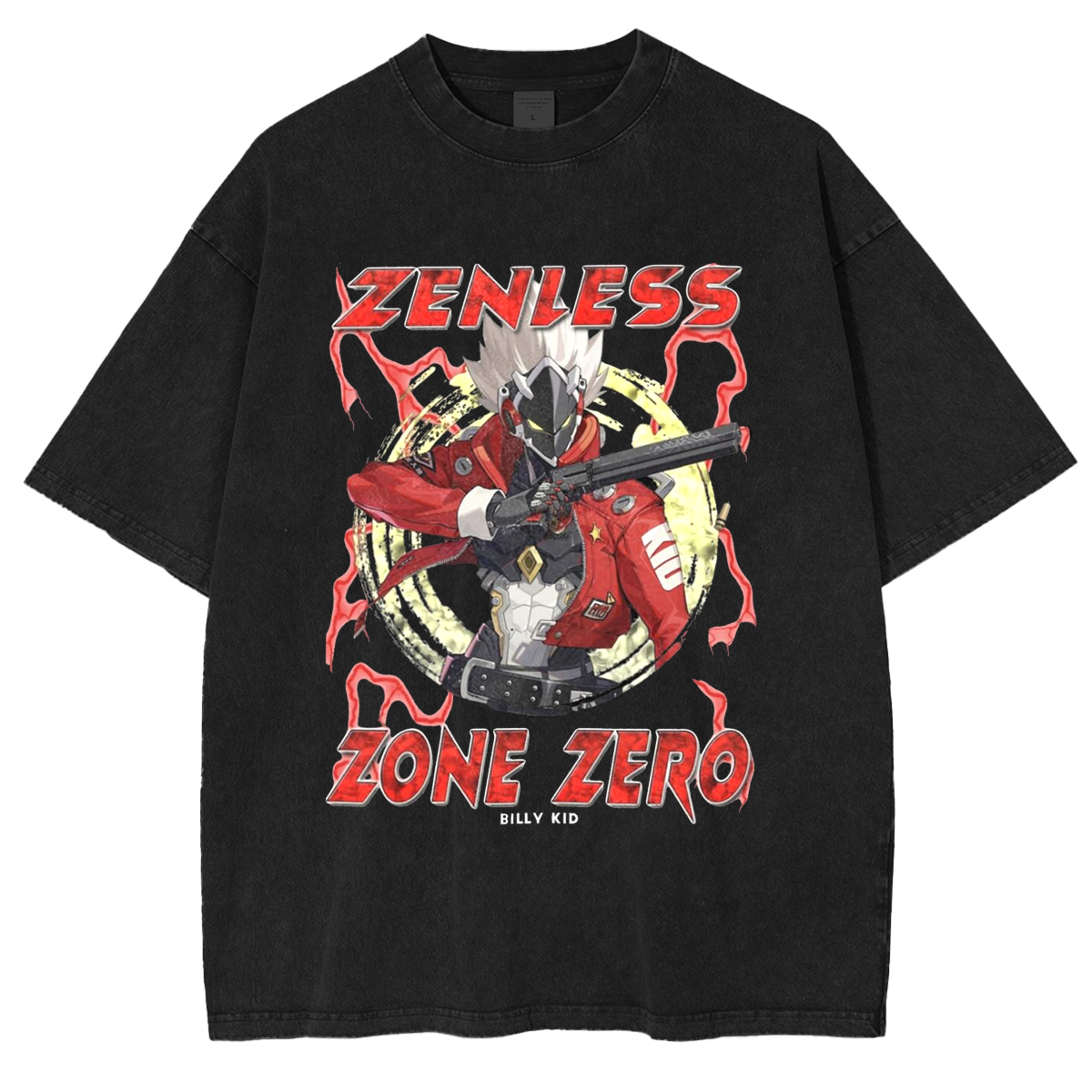 Zenless Zone Zero Billy Kid Washed T-shirt/Crewneck/Hoodie