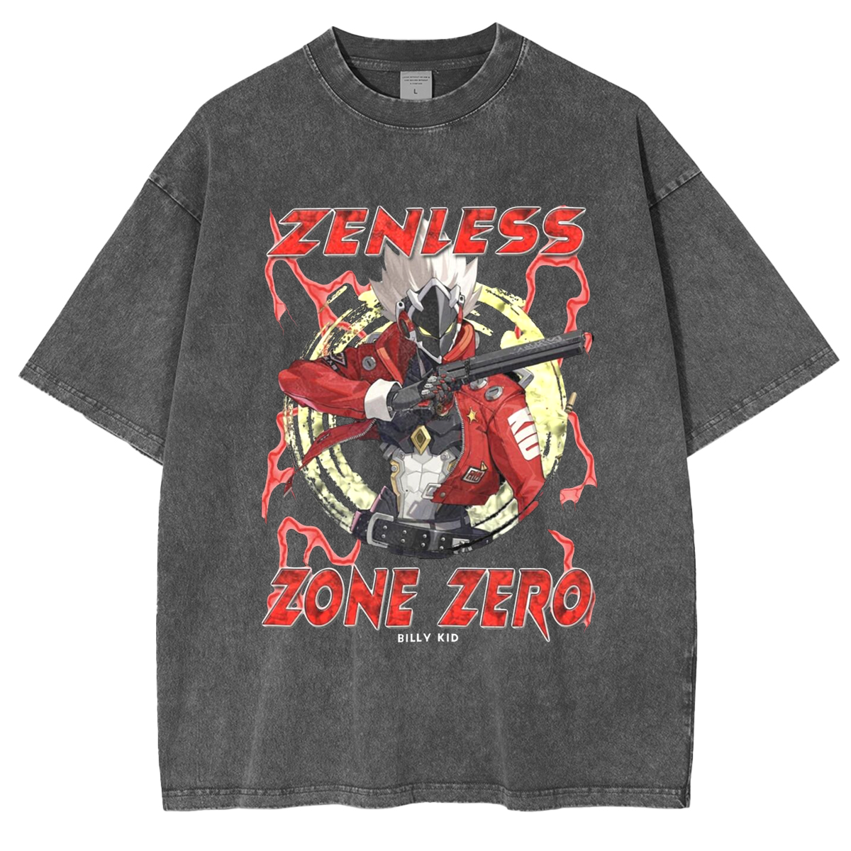 Zenless Zone Zero Billy Kid Washed T-shirt/Crewneck/Hoodie