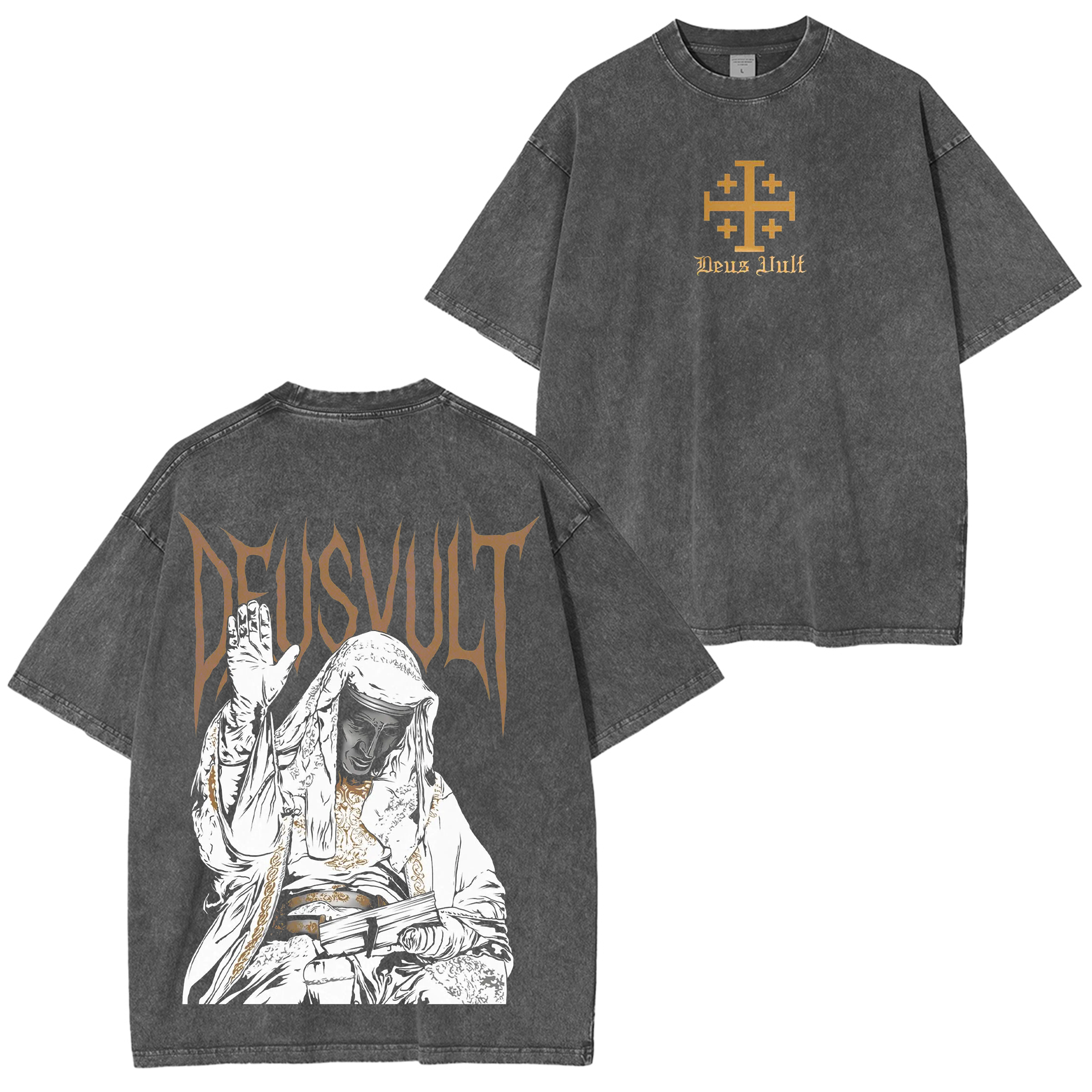 Deus Vult,Vintage Crusader T-shirt/Crewneck/Hoodie