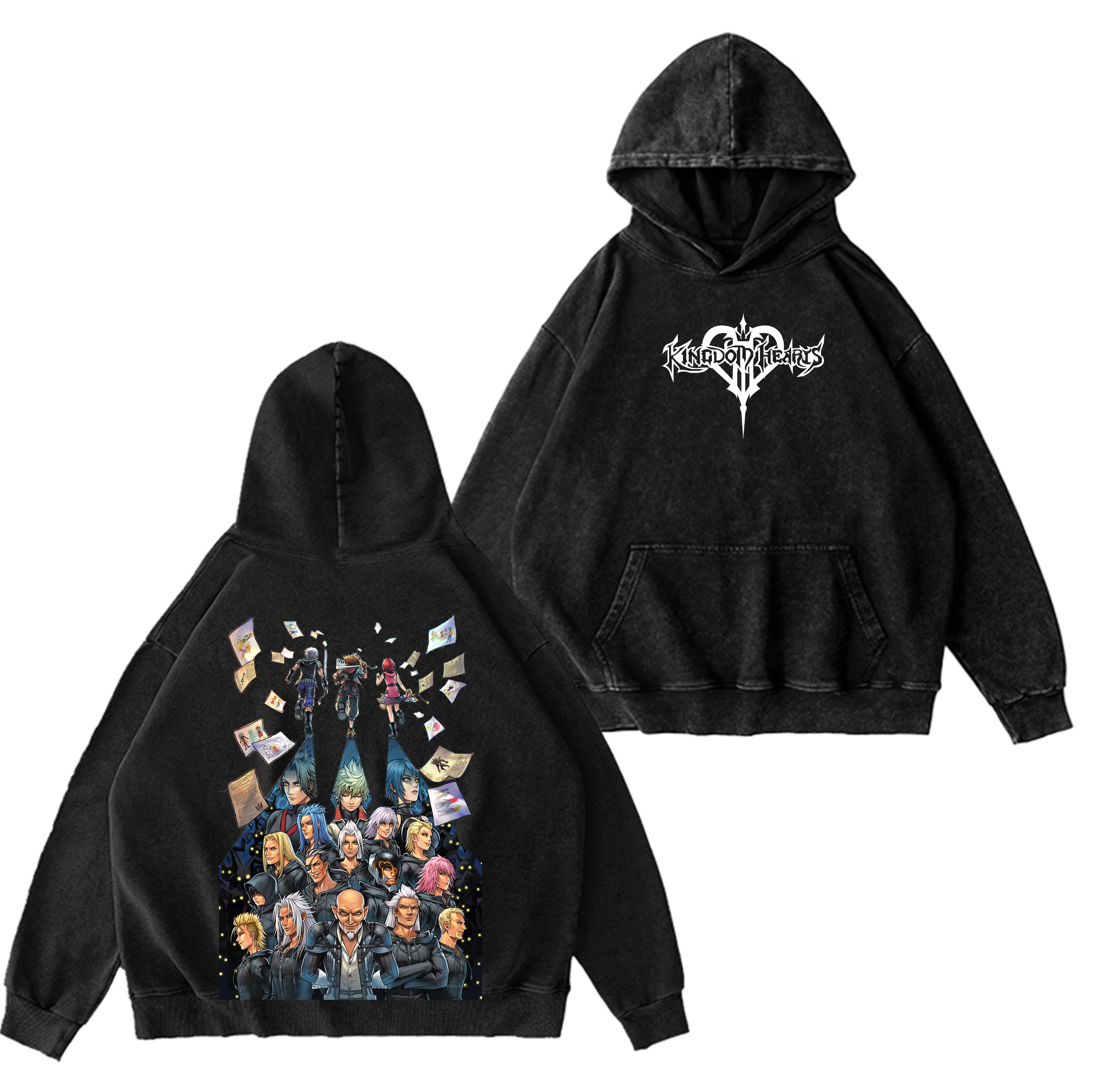 Kingdom Hearts Washed T-shirt/Crewneck/Hoodie