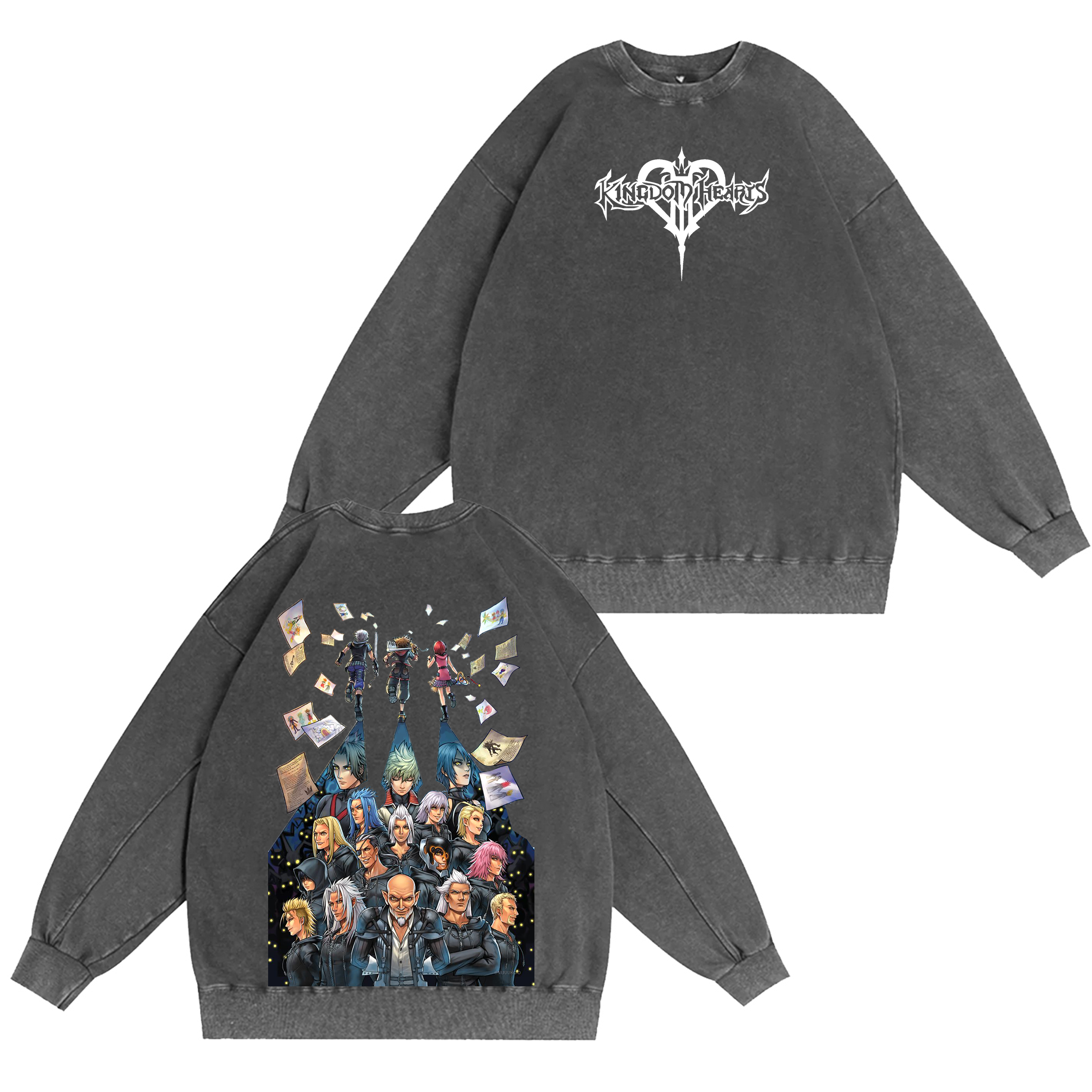 Kingdom Hearts Washed T-shirt/Crewneck/Hoodie