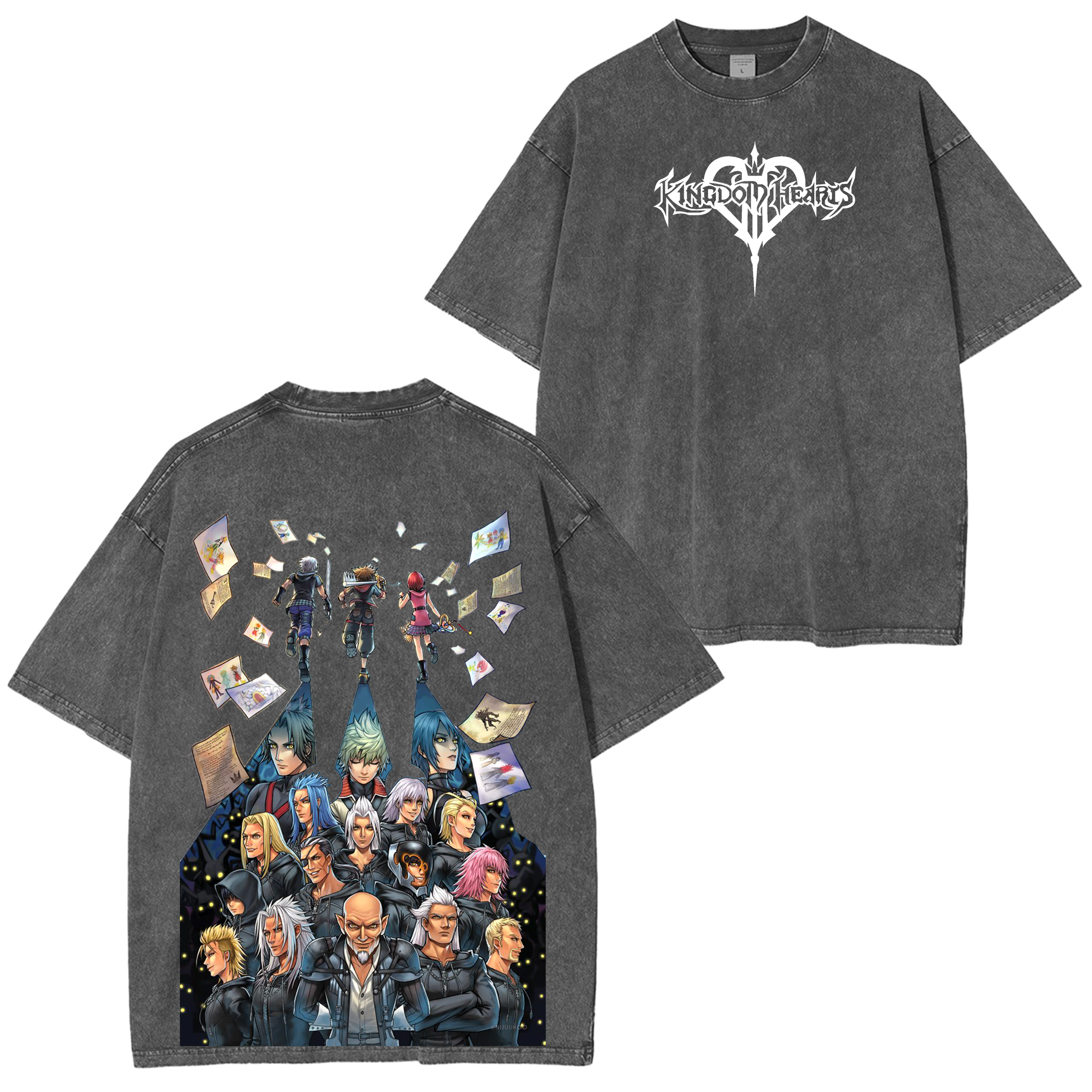 Kingdom Hearts Washed T-shirt/Crewneck/Hoodie