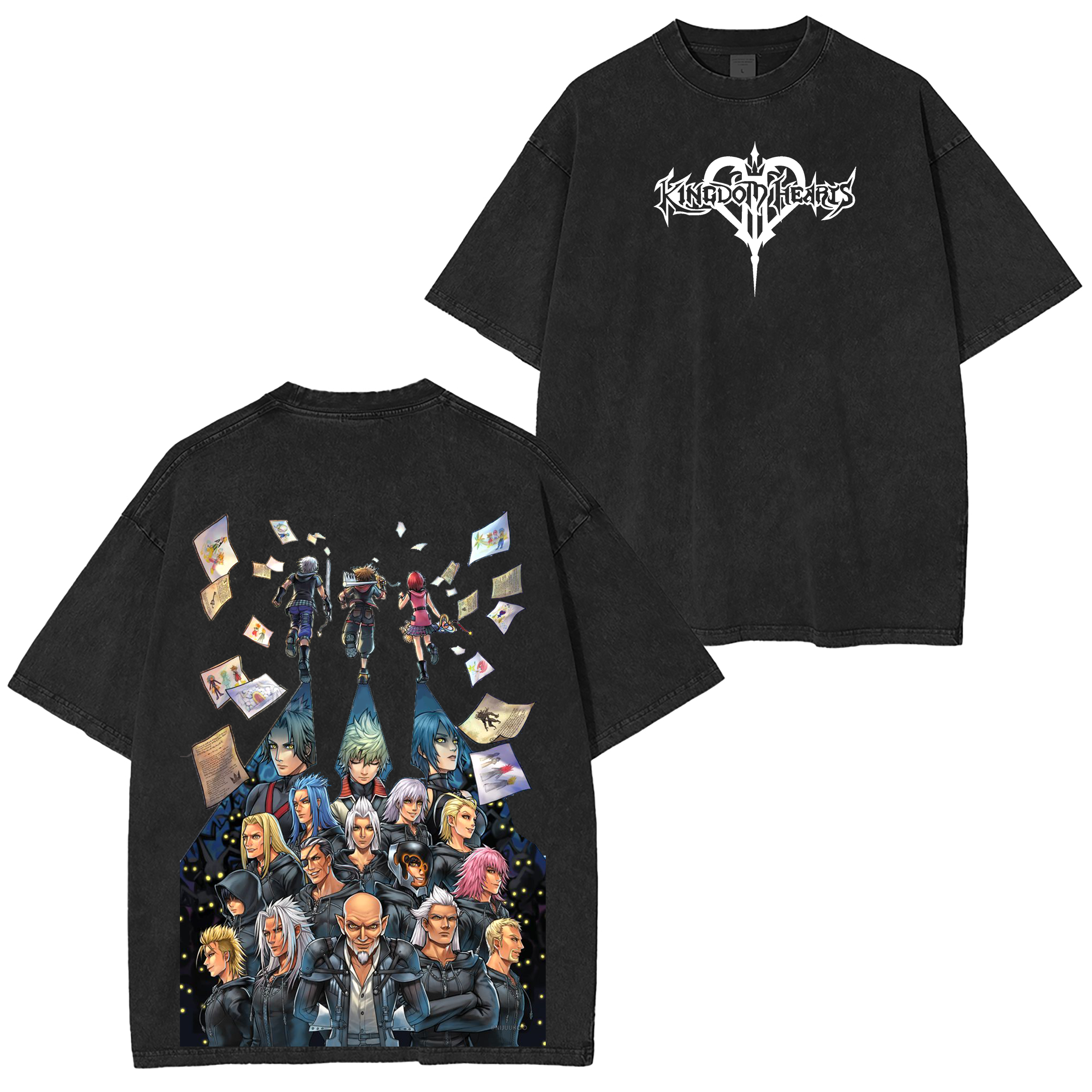 Kingdom Hearts Washed T-shirt/Crewneck/Hoodie