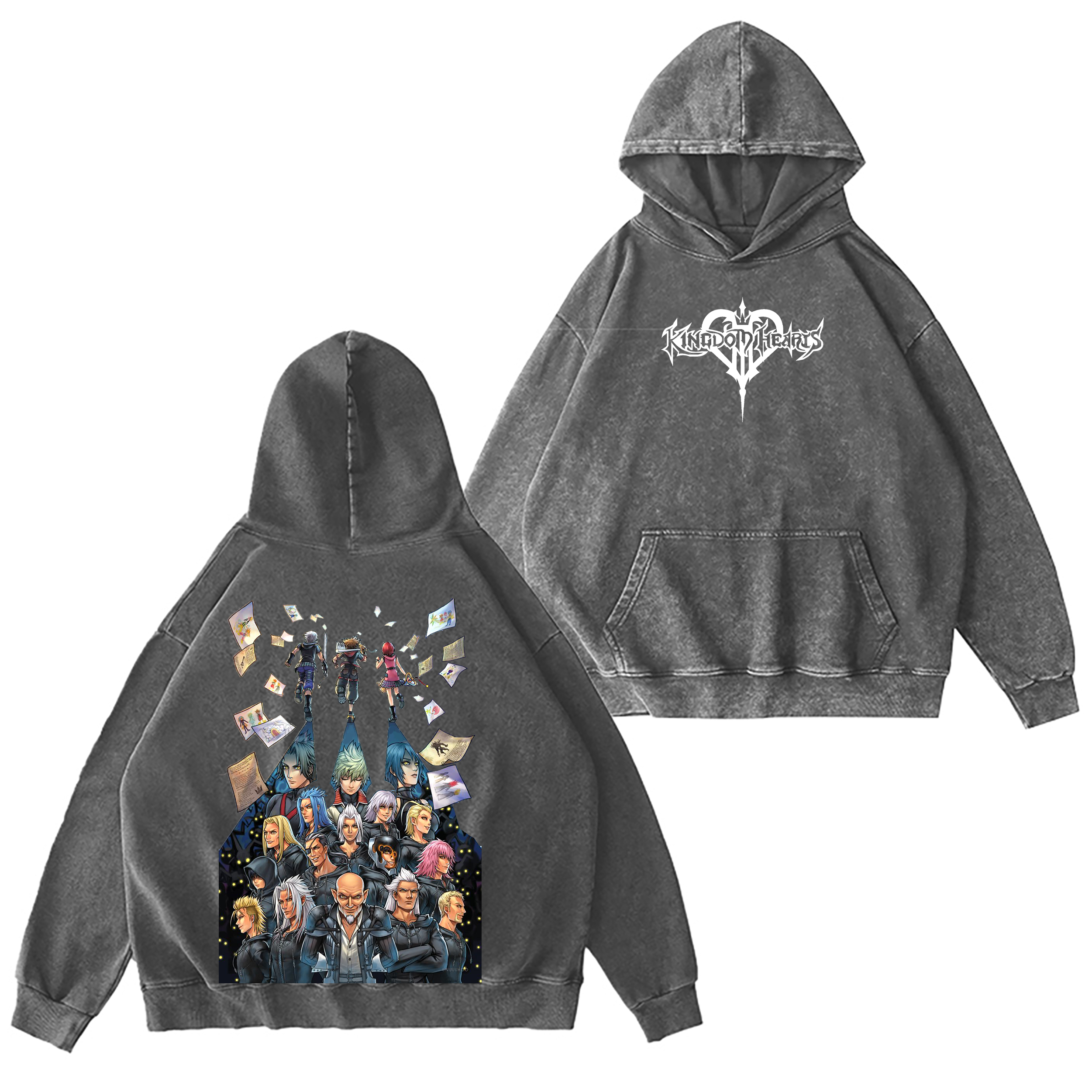 Kingdom Hearts Washed T-shirt/Crewneck/Hoodie
