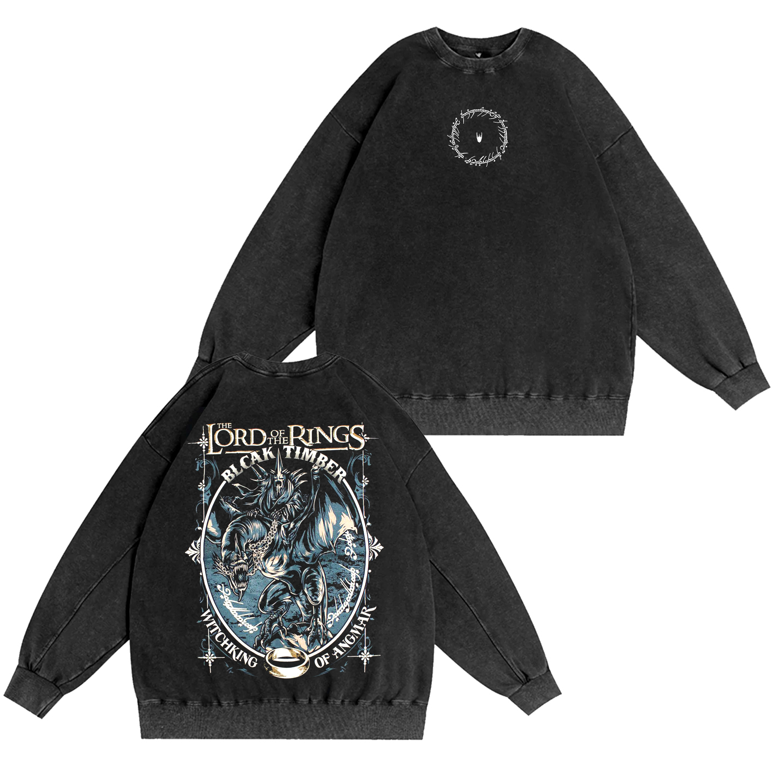 The Witch King , Vintage LOTR Washed T-shirt/Crewneck/Hoodie
