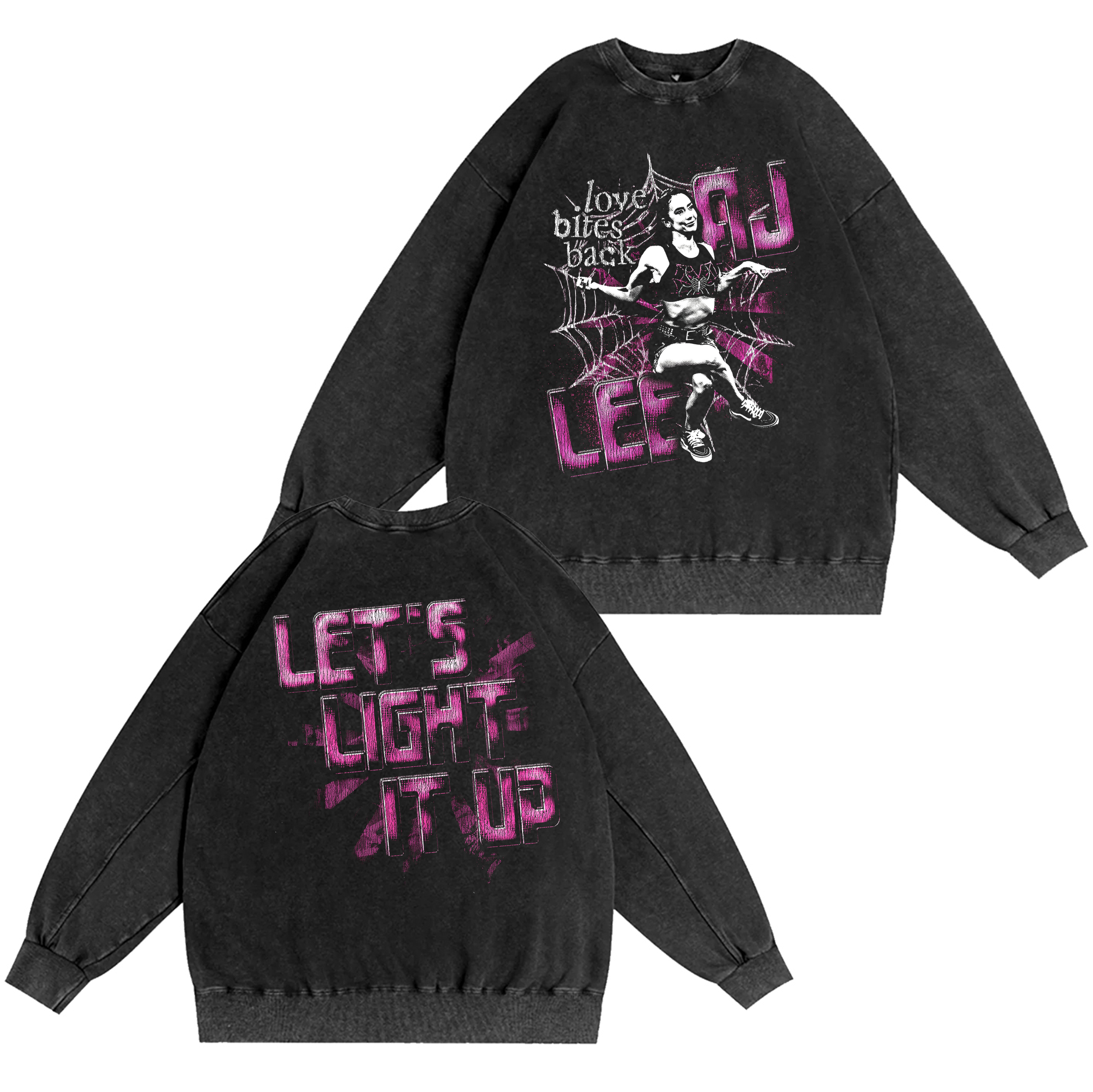 AJ Lee WWE  Washed T-shirt/Crewneck/Hoodie