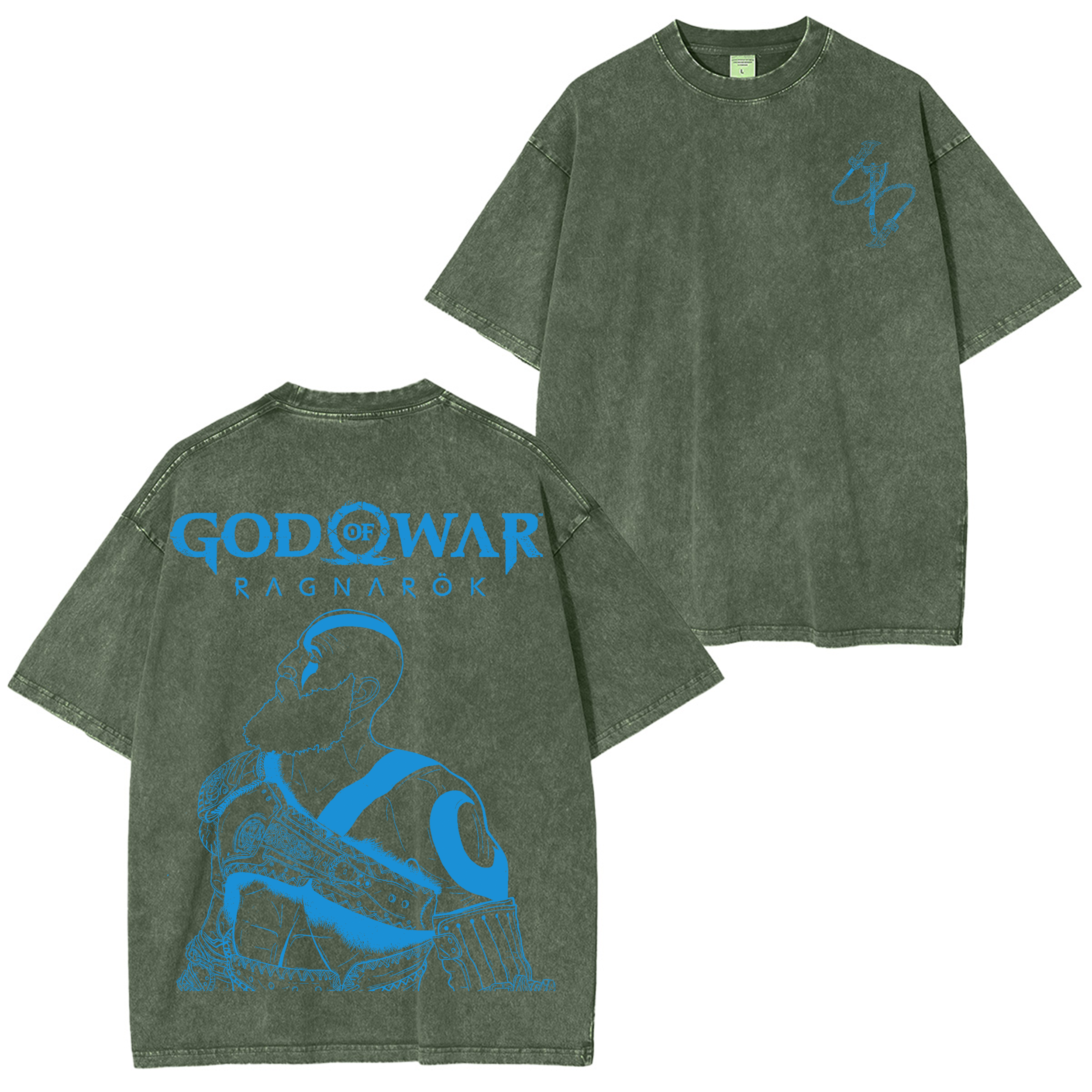 God of War Ragnarok Washed T-shirt/Crewneck/Hoodie